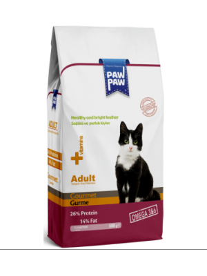 PAW PAW YETİŞKİN KEDİ MAMASI GURME 1 KG